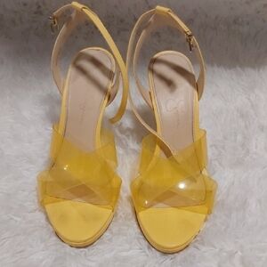 Jessica Simpson Yellow Sandals